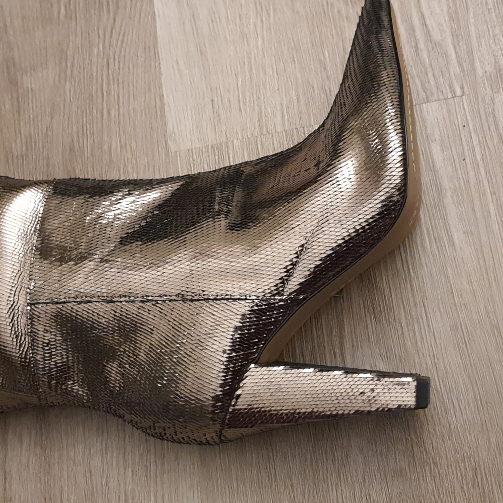 Vince Camuto Women's Metallic Over the Knee Boots - Picture 4 of 4